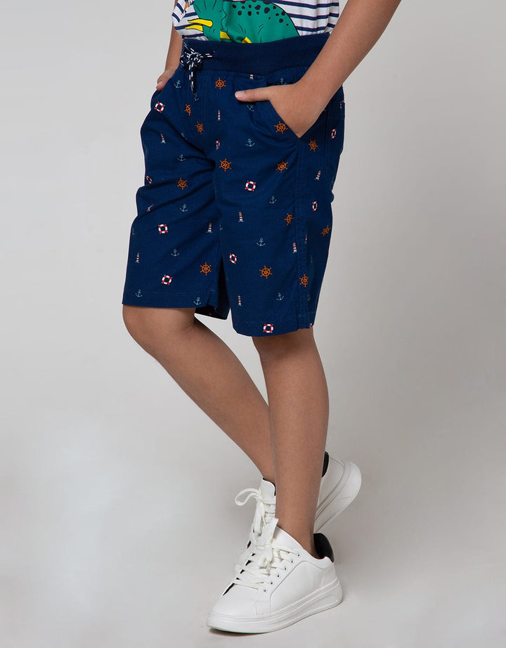 Little M Short Pants Woven Nautical