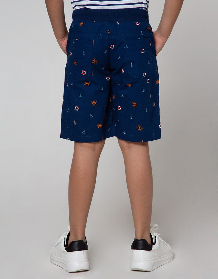Little M Short Pants Woven Nautical