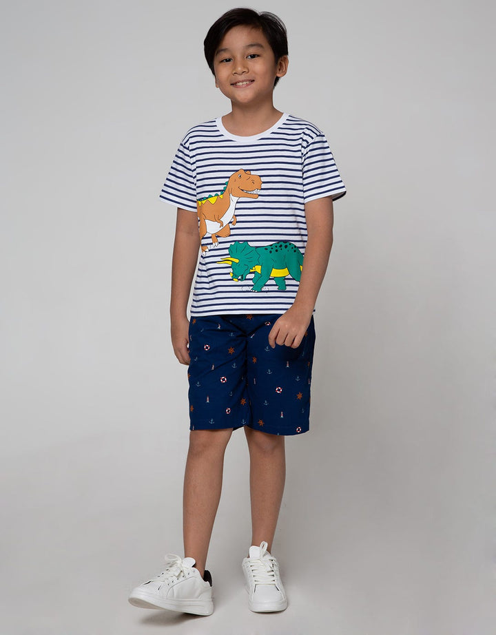 Little M Short Pants Woven Nautical