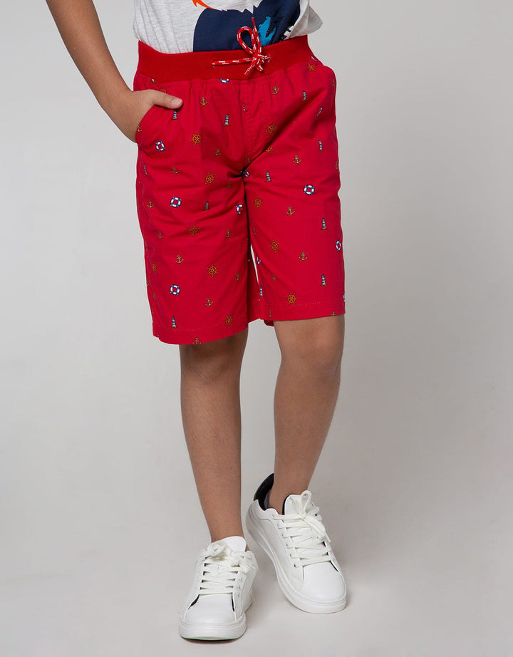 Little M Short Pants Woven Nautical