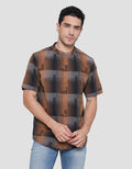 Cardinal Casual Multi Stripe Kemeja Koko Casual Pria
