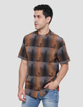 Cardinal Casual Multi Stripe Kemeja Koko Casual Pria