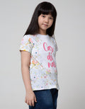 Cardinal Kids Girl Wording Leaf Kaos Anak