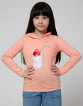 Cardinal Kids Girl Soda Textured Kaos Anak