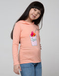 Cardinal Kids Girl Soda Textured Kaos Anak
