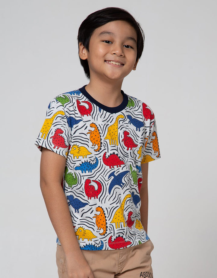 Little M Short Sleeve T-Shirt Print Dino