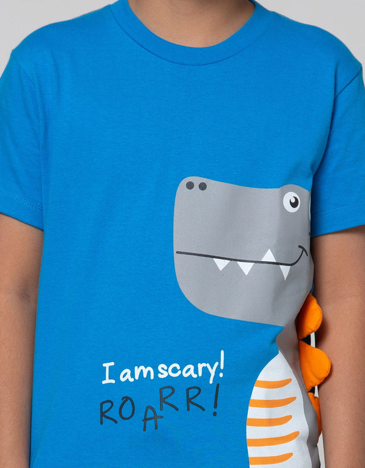 Little M Short Sleeve T-Shirt Dino Cucuk