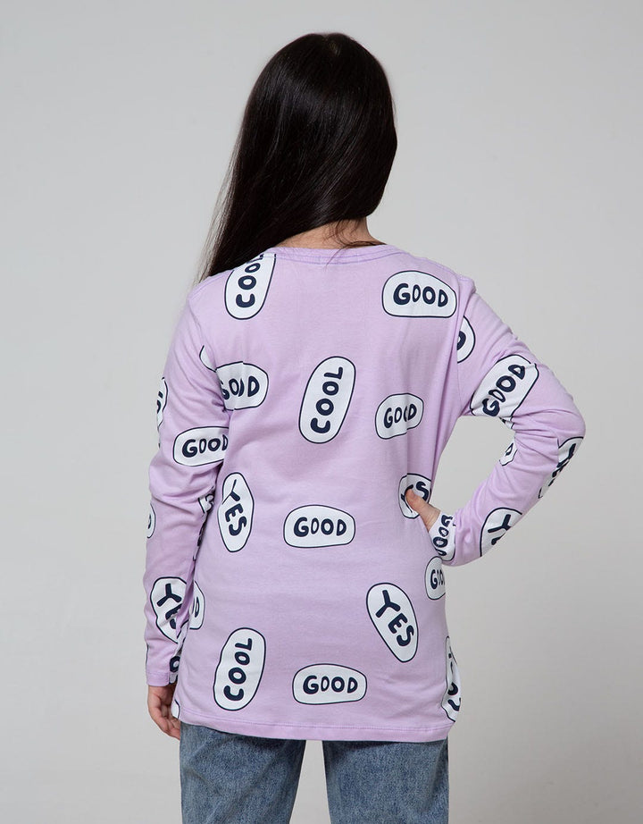 Nevada Long Sleeve T-Shirt Fullprint Bubble Good Yes