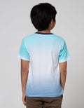 Little M Short Sleeve T-Shirt Ombre Shark