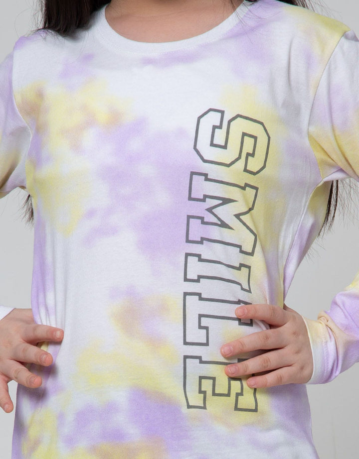 Nevada Long Sleeve T-Shirt Top Tie Dye Smile