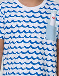 Little M Short Sleeve T-Shirt Print Shark Ombak