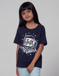 Little M Short Sleeve T-Shirt Splash Astronot Foil