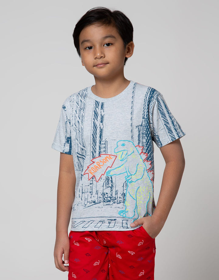 Little M Short Sleeve T-Shirt Print Dino