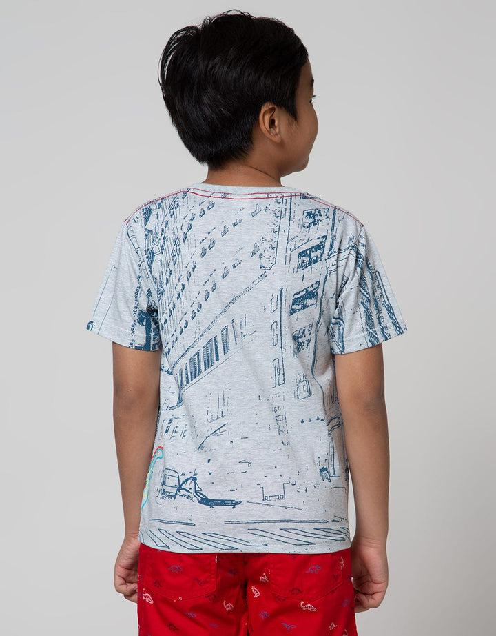 Little M Short Sleeve T-Shirt Print Dino