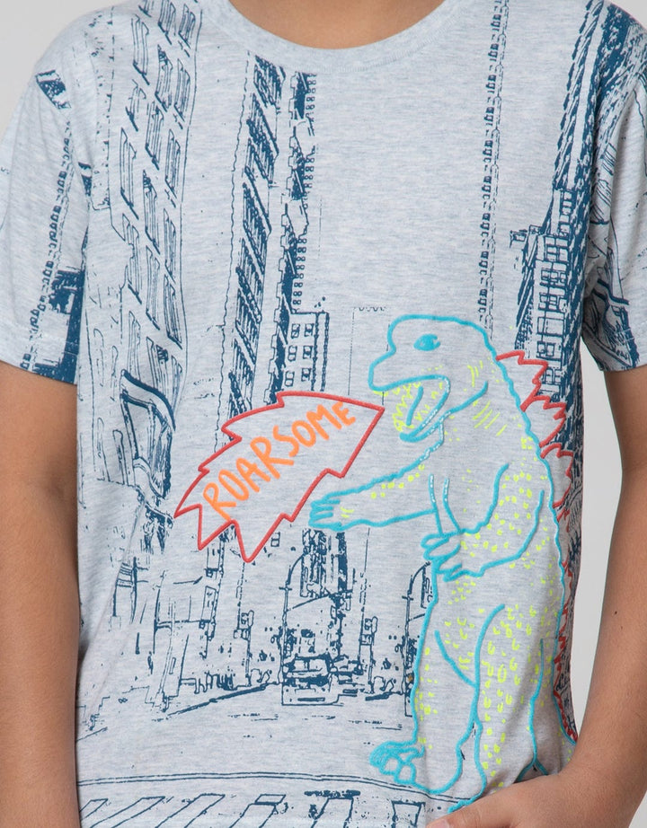 Little M Short Sleeve T-Shirt Print Dino