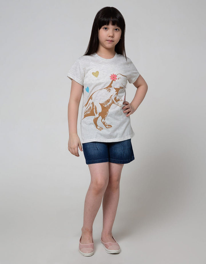 Aero Short Sleeve T-Shirt Top Dino Love