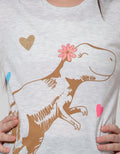 Aero Short Sleeve T-Shirt Top Dino Love