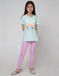 Aero Short Sleeve T-Shirt Basic Top Bunny Head