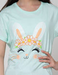 Aero Short Sleeve T-Shirt Basic Top Bunny Head