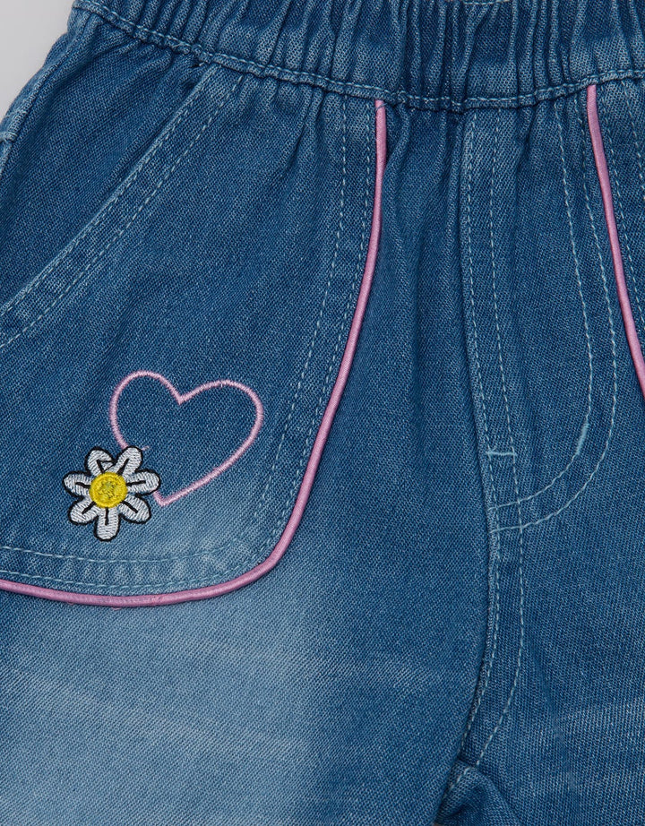 Pipiniko Long Pants Denim Pocket Love