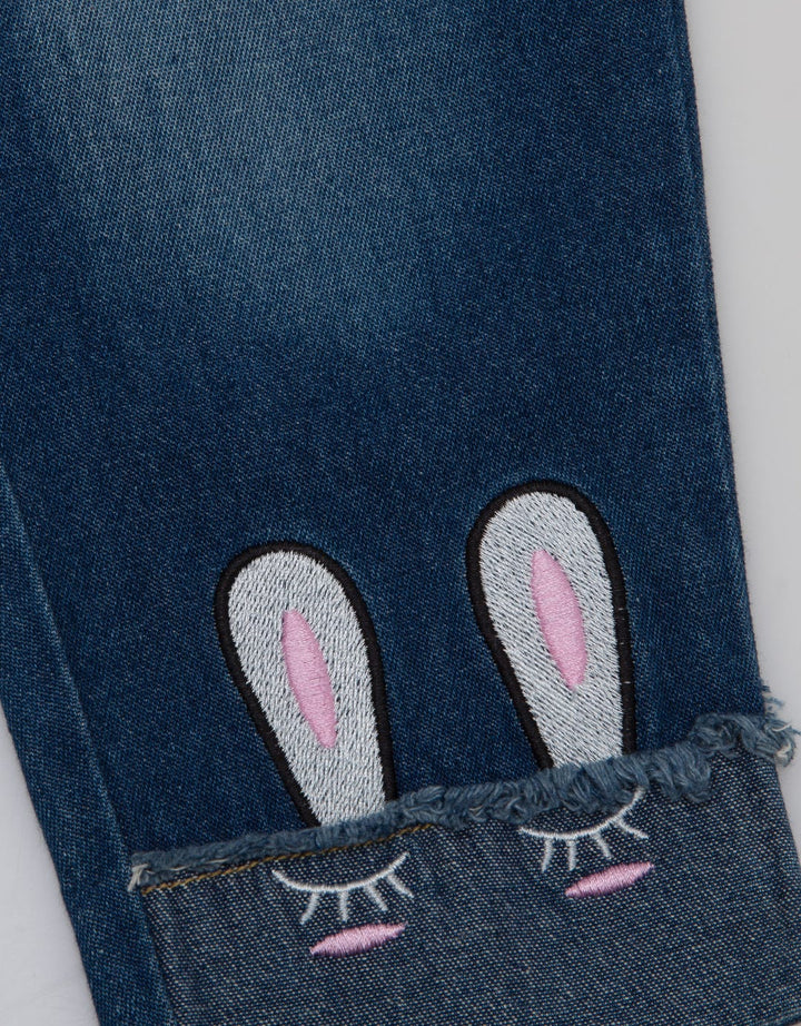 Pipiniko Long Pants Denim Bunny Ear