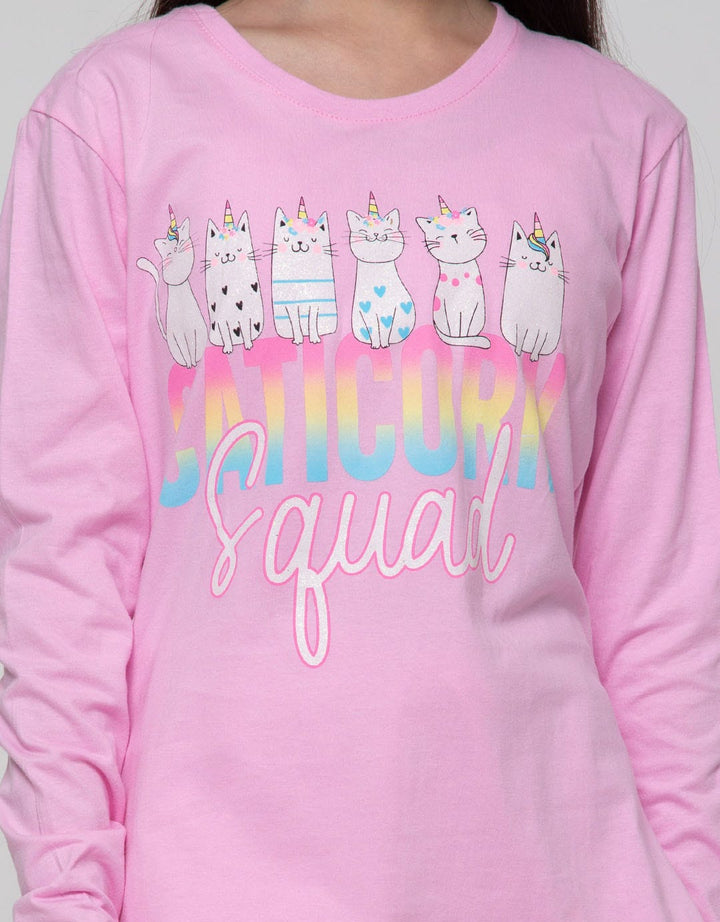 Aero Long Sleeve T-Shirt Top Caticorn Squad