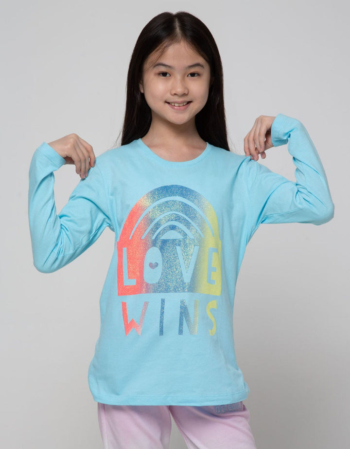 Aero Long Sleeve T-Shirt Top Love Win