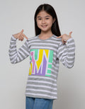 Aero Long Sleeve T-Shirt Top Fun Time Stripe