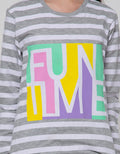 Aero Long Sleeve T-Shirt Top Fun Time Stripe