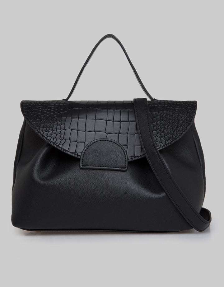 Connexion Handbag Pu And Croco Pheya1