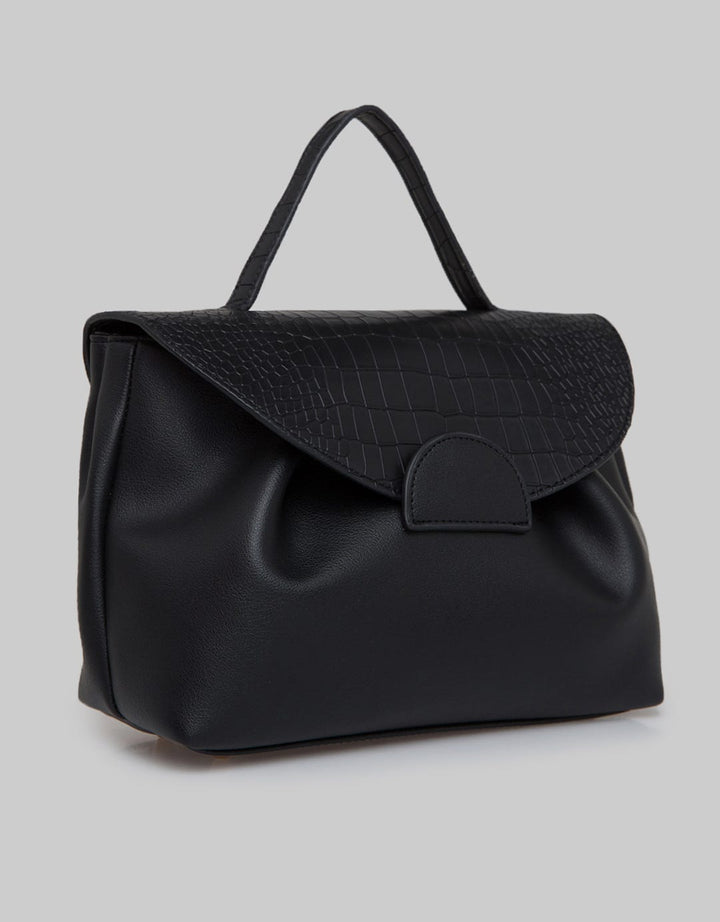 Connexion Handbag Pu And Croco Pheya1