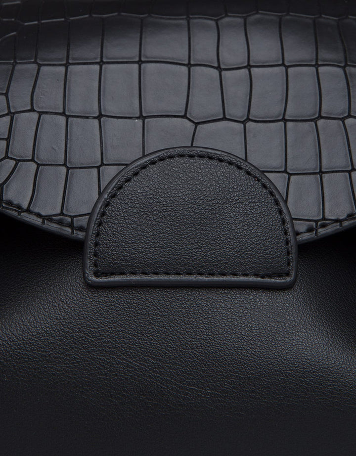Connexion Handbag Pu And Croco Pheya1