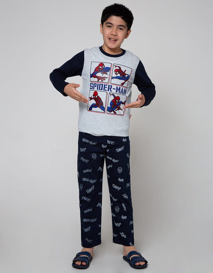 Marvel Spiderman 4 Kotak Top - Bottom Set