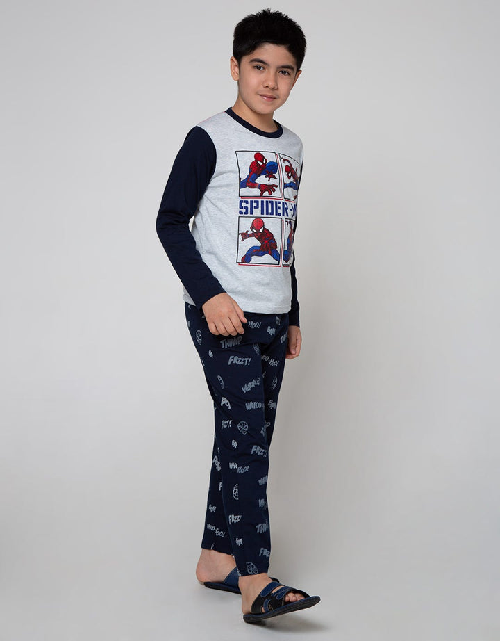 Marvel Spiderman 4 Kotak Top - Bottom Set