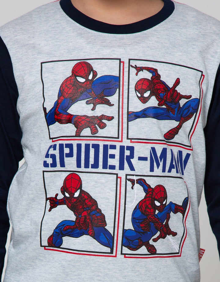 Marvel Spiderman 4 Kotak Top - Bottom Set