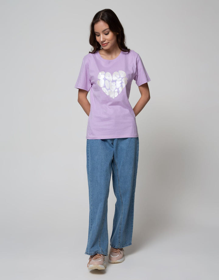 Nevada Short Sleeve T-Shirt Solid Good Vibes Only 
