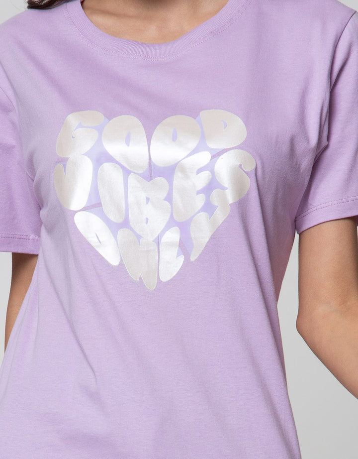 Nevada Short Sleeve T-Shirt Solid Good Vibes Only 