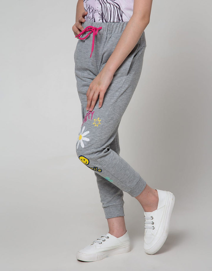 Nevada Jogger Pants Knit Cargo Sebelah Print Doodle