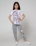 Nevada Jogger Pants Knit Cargo Sebelah Print Doodle