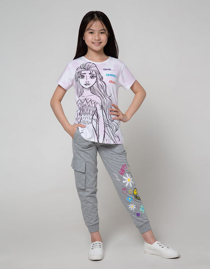 Nevada Jogger Pants Knit Cargo Sebelah Print Doodle