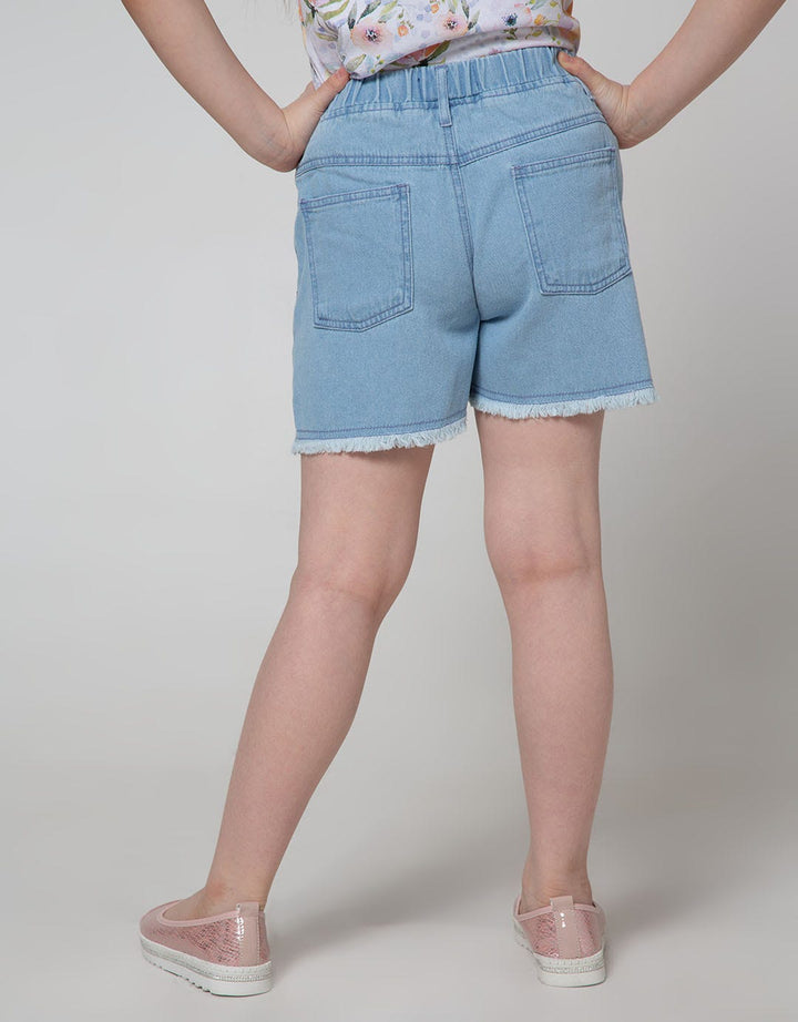 Nevada Short Denim Basic With Rawis