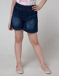 Nevada Short Denim With Cut Pocket