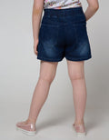 Nevada Short Denim With Cut Pocket