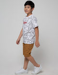 Nevada Shorts Pants Woven Print Palm Tree