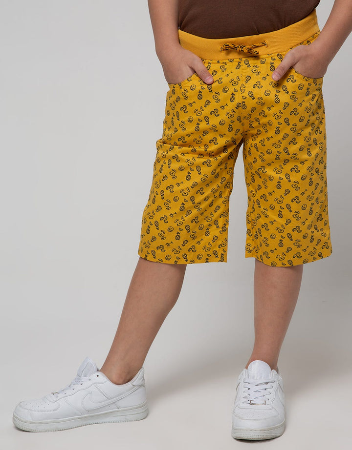 Nevada Shorts Pants Woven Print Pineapple