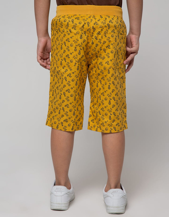 Nevada Shorts Pants Woven Print Pineapple