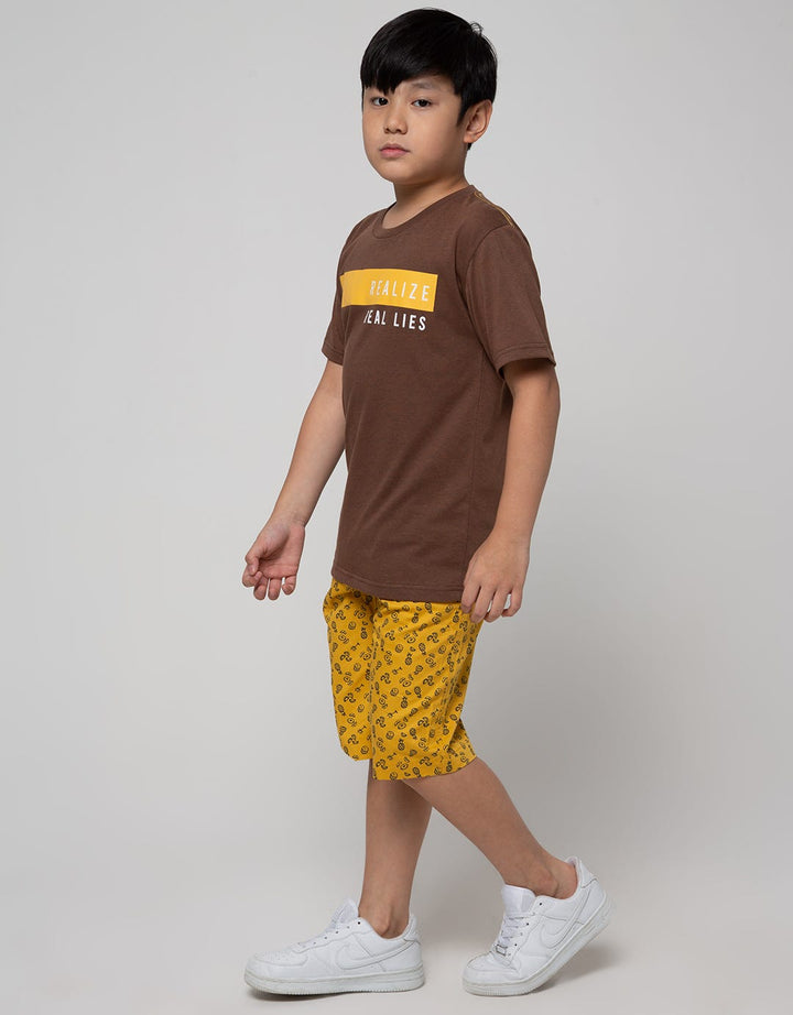 Nevada Shorts Pants Woven Print Pineapple