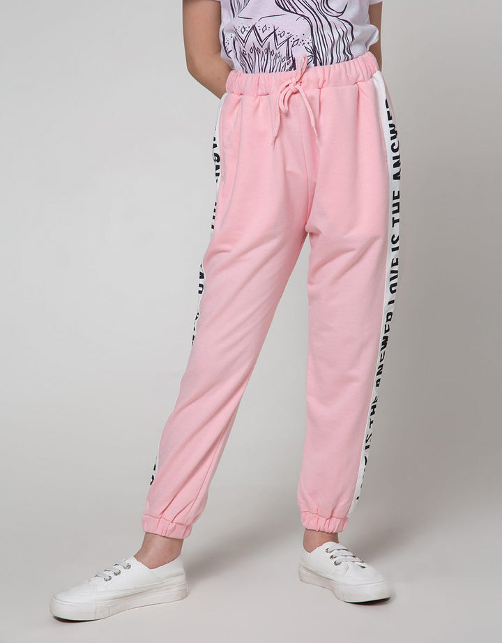 Nevada Jogger Pants Knit Cut N Sewn Love Is The Answer