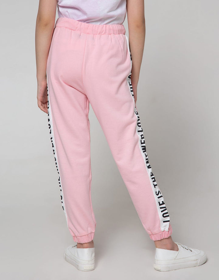 Nevada Jogger Pants Knit Cut N Sewn Love Is The Answer