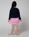 Nevada Long Sleeve Dress Comb Skirt Fullprint Doodle